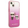 Karl Lagerfeld KLHCP13STGKCP iPhone 13mini 5,4 hardcase różowy/pink Gradient Ikonik Karl & Choupette